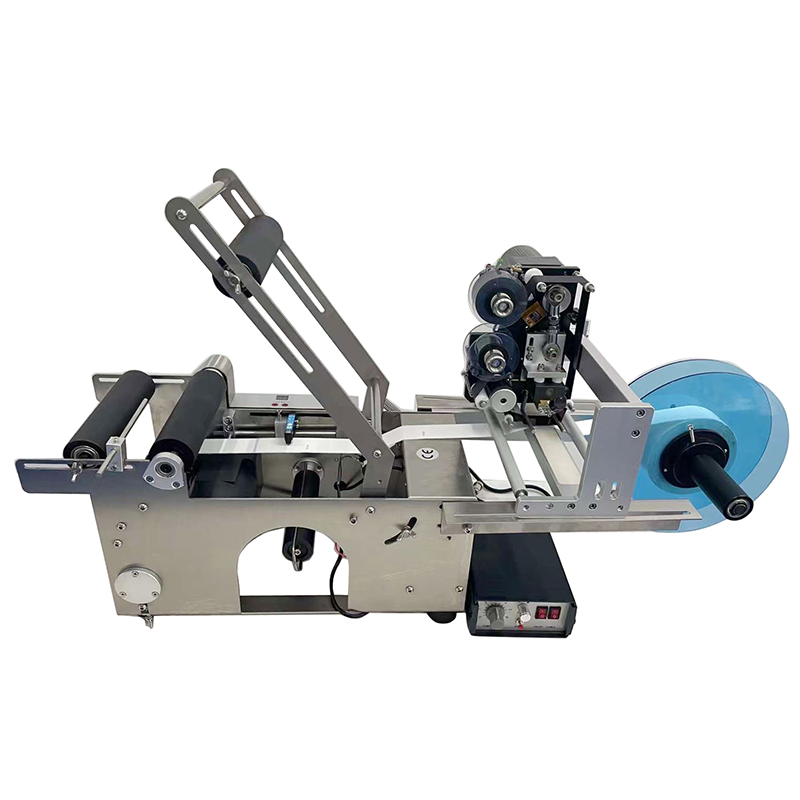 Máy dán nhãn chai tròn bán tự động LT-50